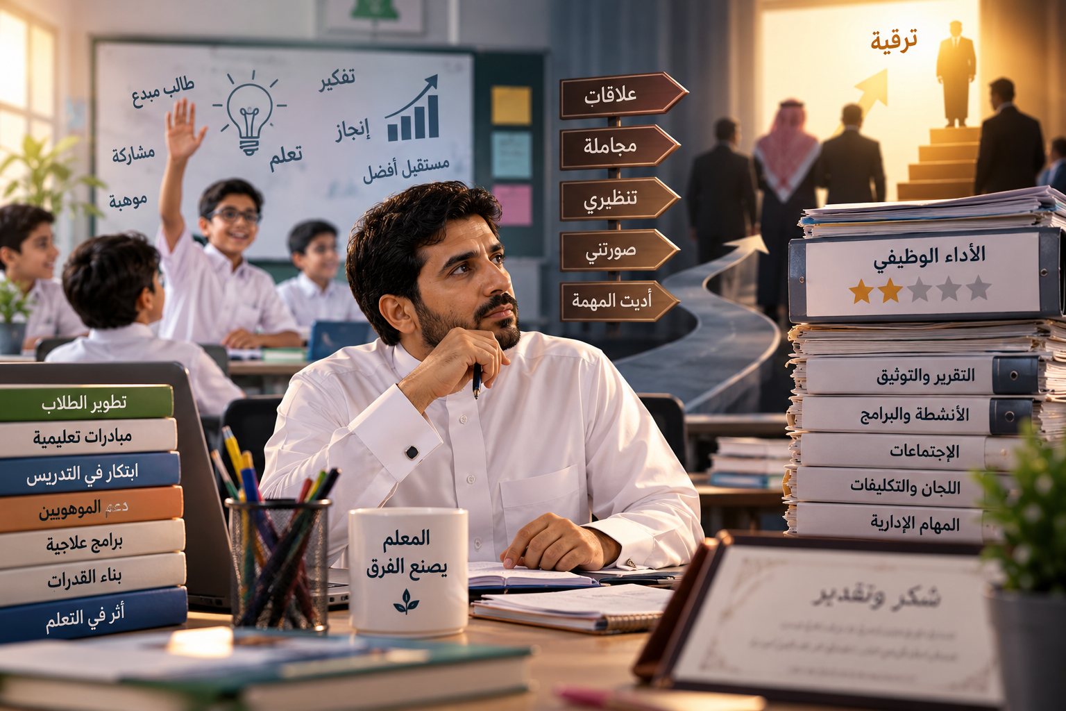 المعلم المتميز بين عدالة التقدير وشكلية الإنجاز: من ينصف من يصنع الفرق؟